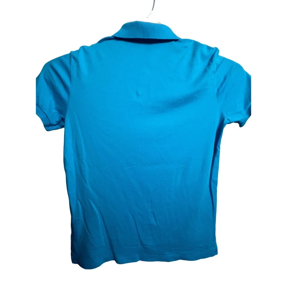 Ralph Lauren Polo‎ Shirt Mens L Turquoise Blue Short Sleeve Embroidered Pony